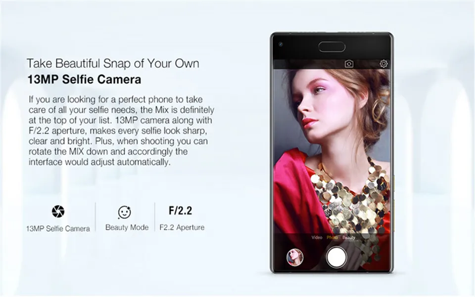 Смартфон Ulefone Mix, четыре ядра, 4 Гб+ 64 ГБ, MTK6750T, 5,5 дюйма, HD, 13 МП, двойная реальная камера, Android 7,0, отпечаток пальца, мобильный телефон