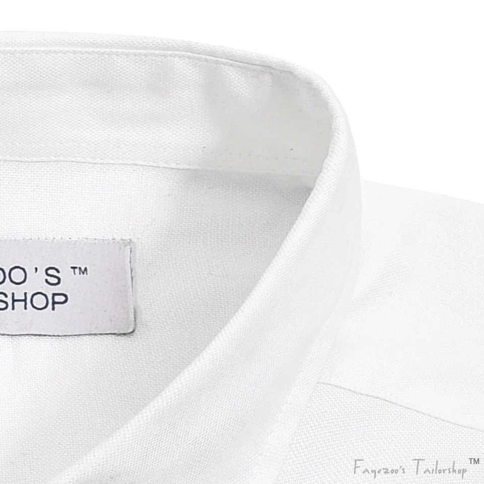 Fayezoo Oversize Non-Iron 100% хлопок Оксфорд-кнопка вниз воротник Япония Стиль белый