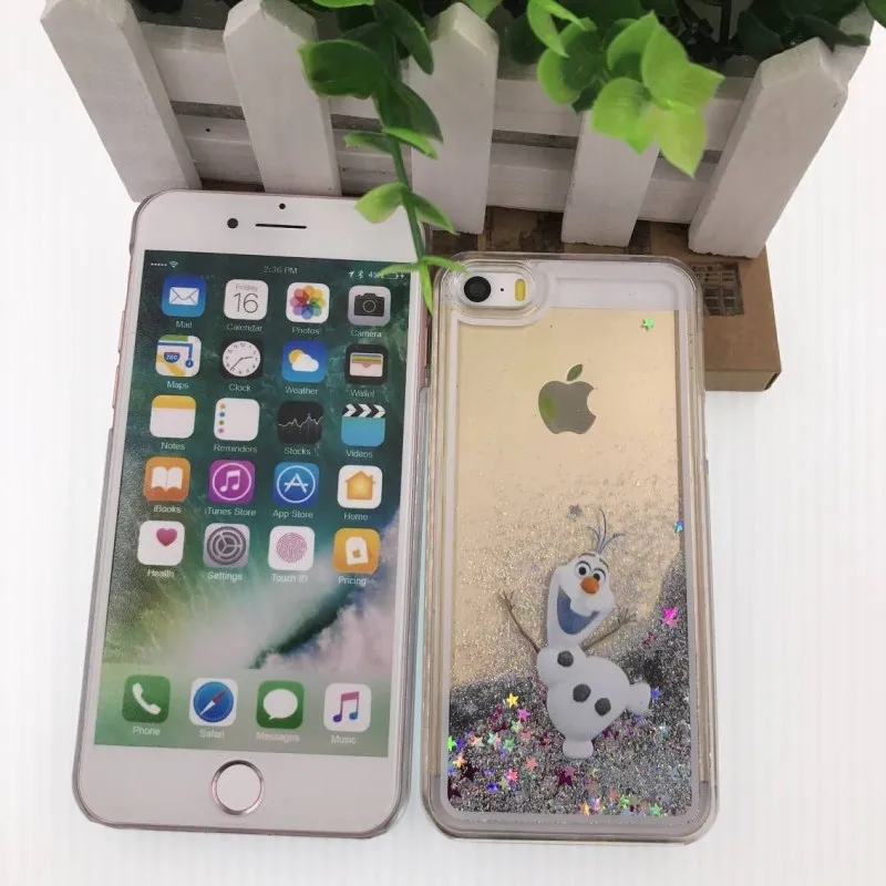 Для Iphone7 7 plus чехол Чеширский кот Минни мультфильм звезда зыбучий песок флэш