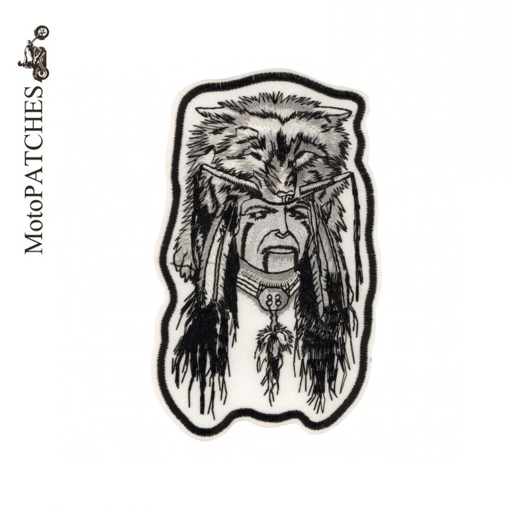 MotoPATCHES Native Hunter мотоциклетная куртка байкерские нашивки для жилета вышитые