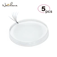 natuhana 5pcs reusable washable easy fan lash pads volume lash patches eyelash extension make fans eyelash holder makeup tool