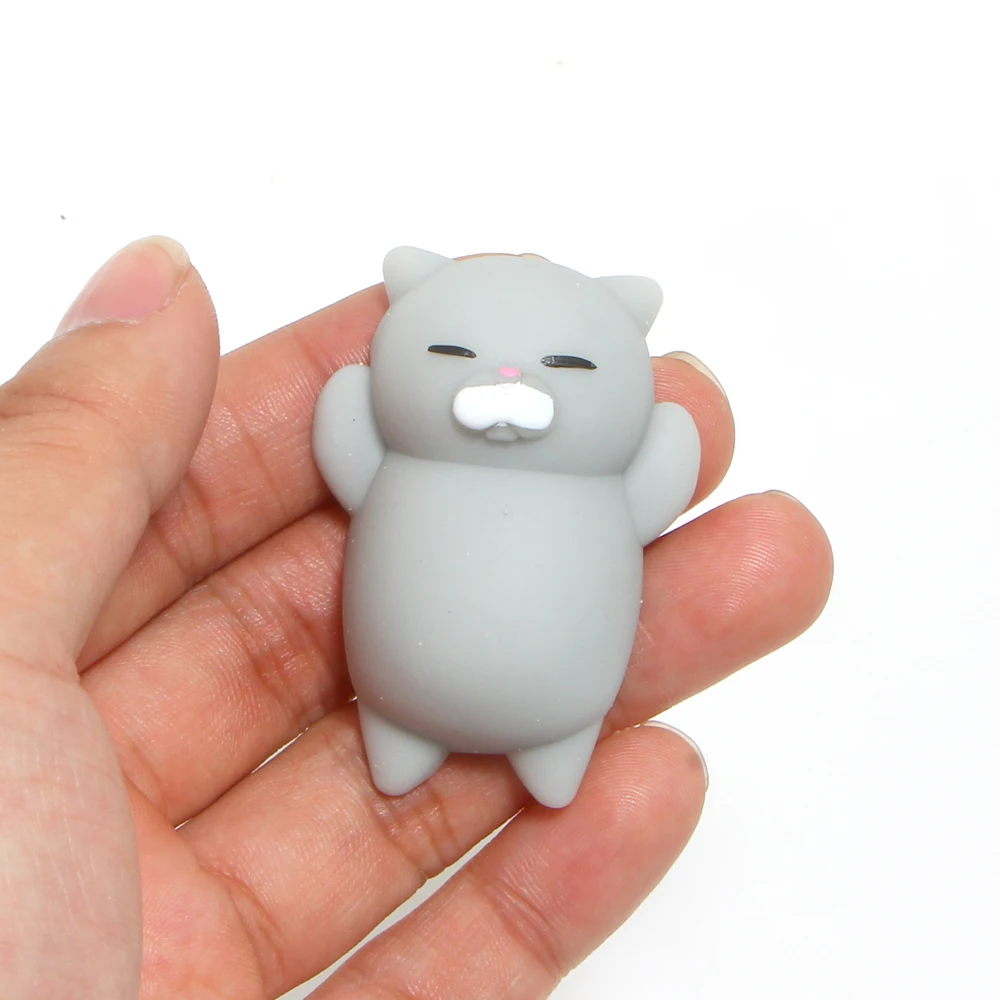 1 шт. новый оригинальный ЯПОНИЯ ленивый кот Моти игрушка пищалка Kawaii