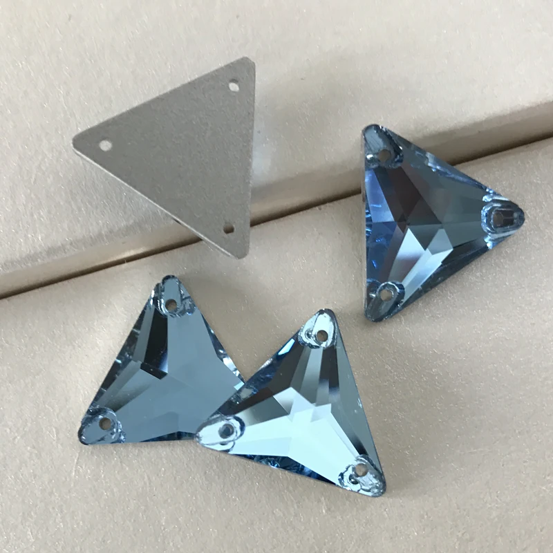 YANRUO 3270 треугольник DIY Швейные Хрустальные Стразы шьют на бусины из камня и стекла Стразы с плоской задней частью для одежды