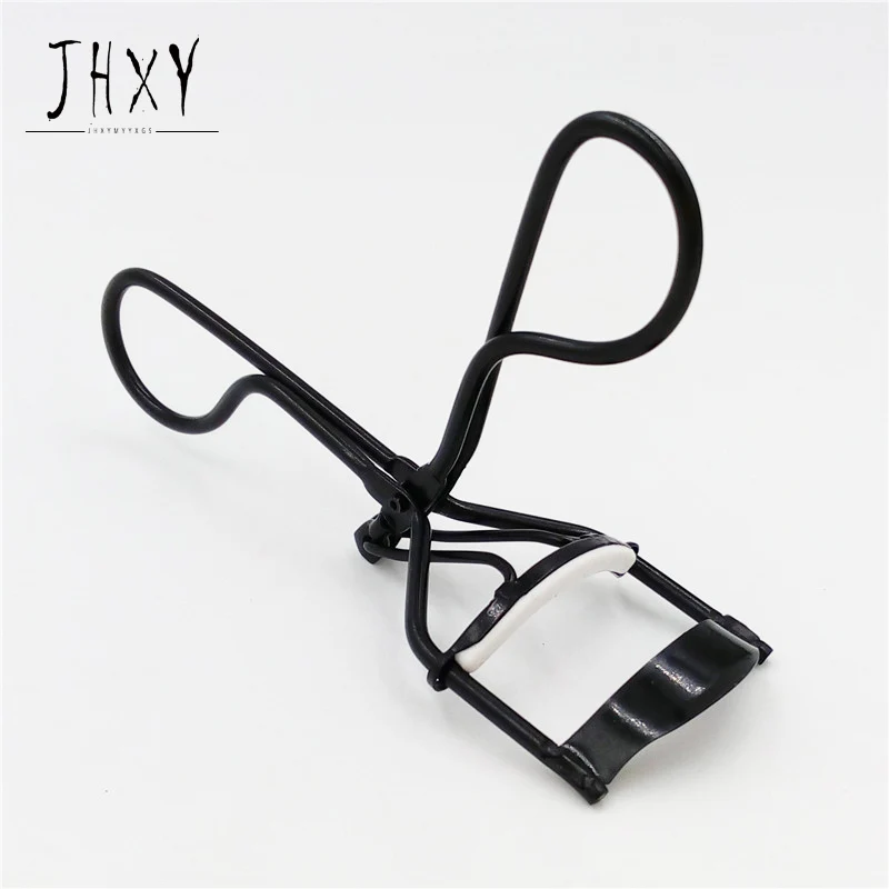 JHXYMYYXGS 1 шт. щипцы для подкручивания ресниц с ручкой Натуральный изгиб красивые ресницы красота специальные профессиональные инструменты для макияжа - Цвет: black