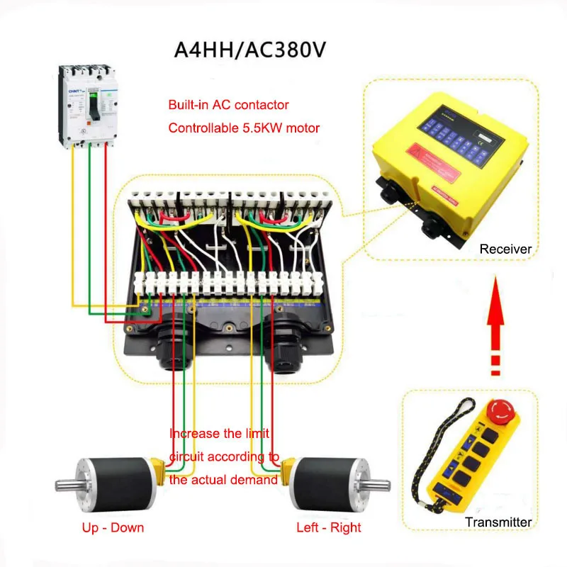 Электрическая мини лебедка с мотором AC380V|mini wireless remote control|hoist electrichoist control |