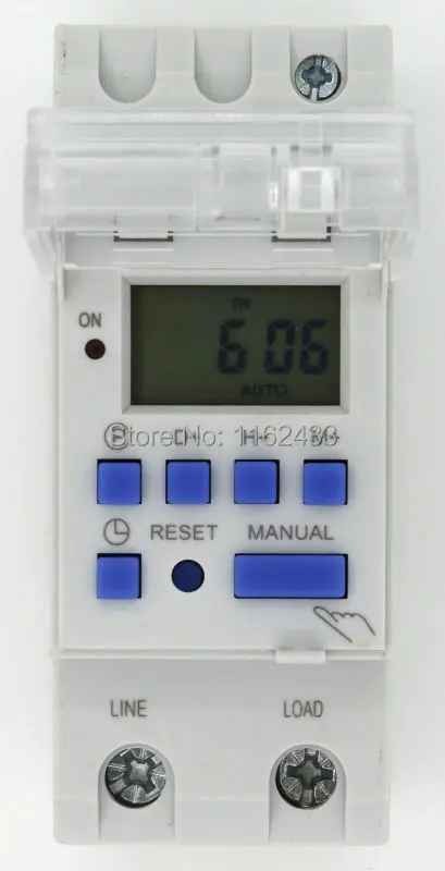 THC30A 30A AC 220V цифровой переключатель времени Еженедельный программируемый электронный таймер 220VAC