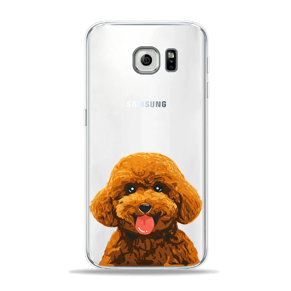 TPU D921 Забавный милый чехол для телефона с рисунком в виде животного для samsung S10 s9 s8 Plus A50 A70 мягкий прозрачный чехол из ТПУ с милым рисунком для A5 A6 - Цвет: TPU D921