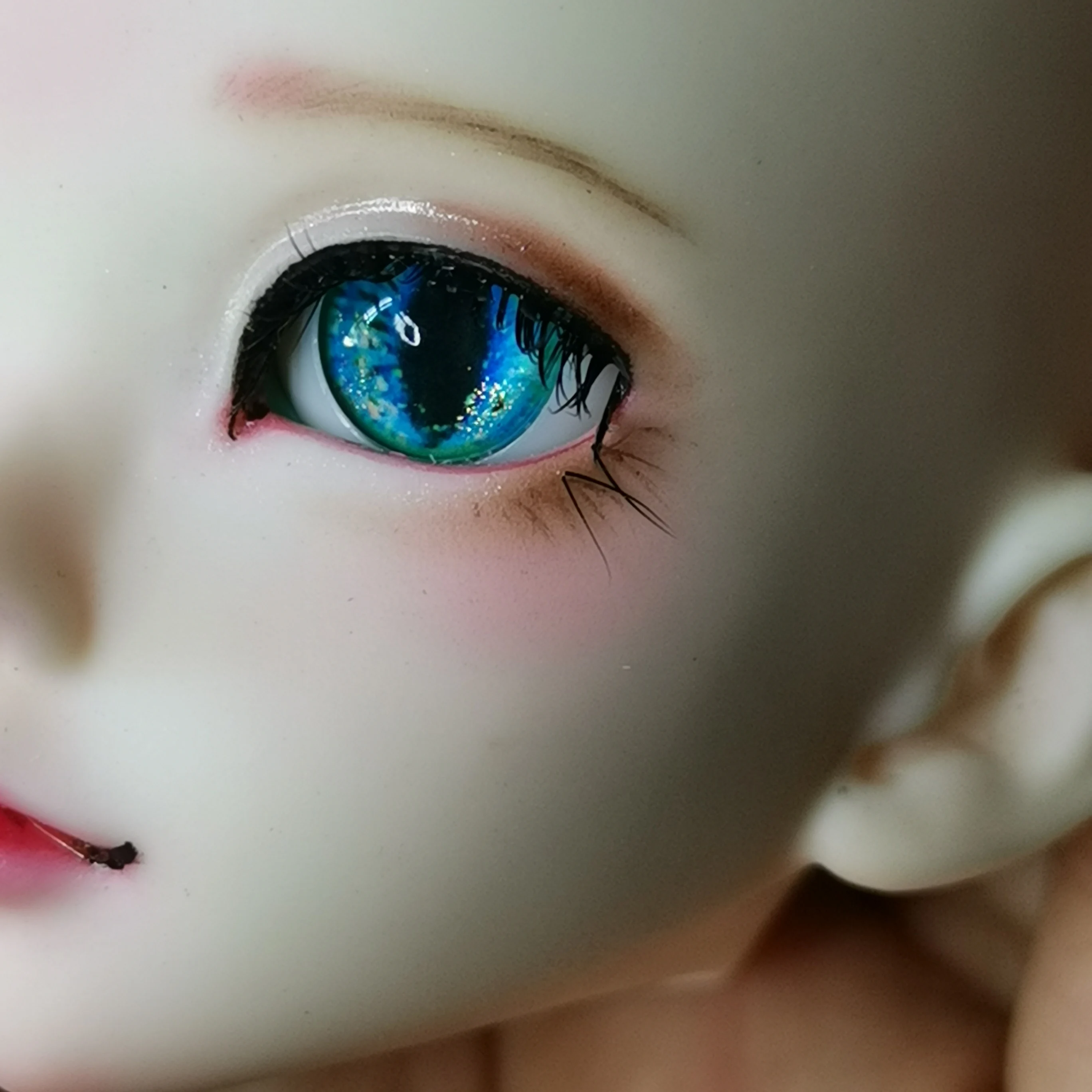 14 мм bjd глаз синий Кот кукла чудовище глаза Bjd глаза для BJD куклы игрушки sd глазного яблока для 1/3 1/4 1/6 8 мм 16 мм 18 мм 20 мм акриловые глаза
