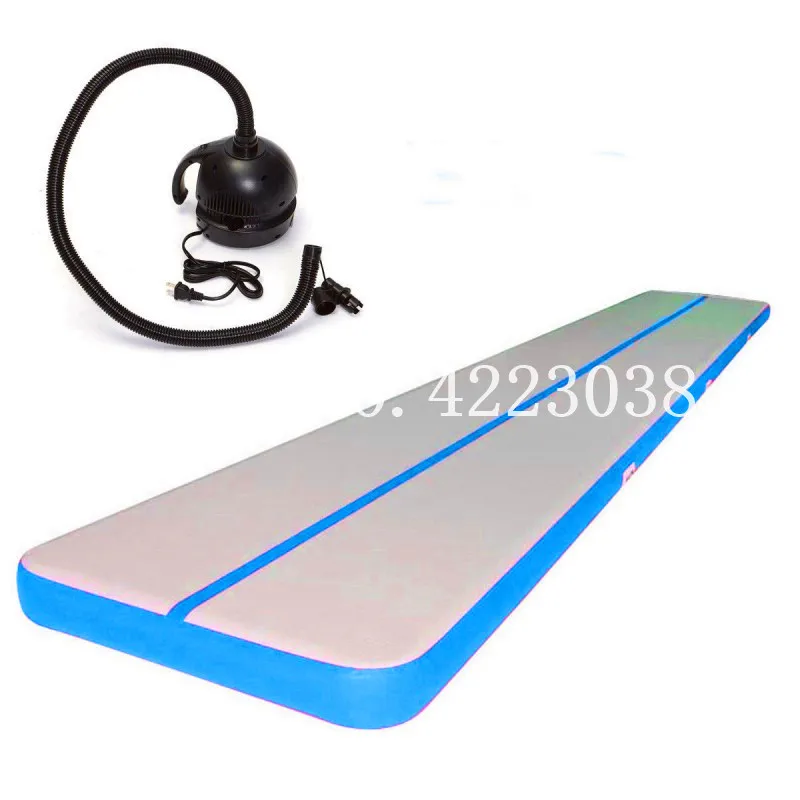 Продажа Бесплатная доставка 7x1x0,2 м надувные AirTrack упражнения для гимнастики; Для занятий йогой; Дзюдо, тренировок, пилатеса коврик подушки надувной м...