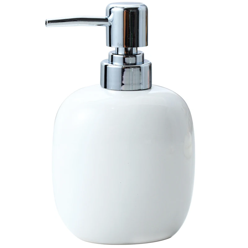 NEWYEARNE 360ML Latex Bottles Ceramic Hand Washing Liquid Hotel Soap Dispenser Emulsion Accessories Gifts Bathroom set | Дом и сад