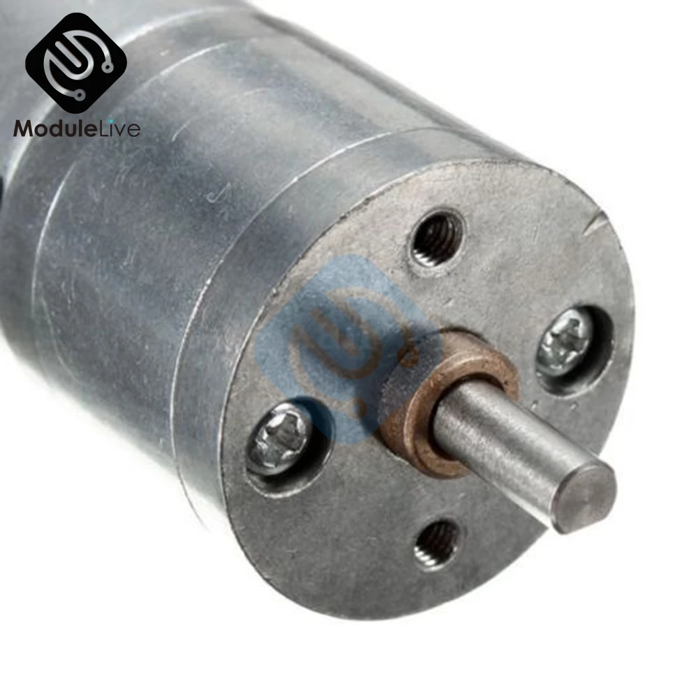 Мотор редуктор скорости мотор электрический 12V DC 60RPM Мощный крутящий момент 25 мм