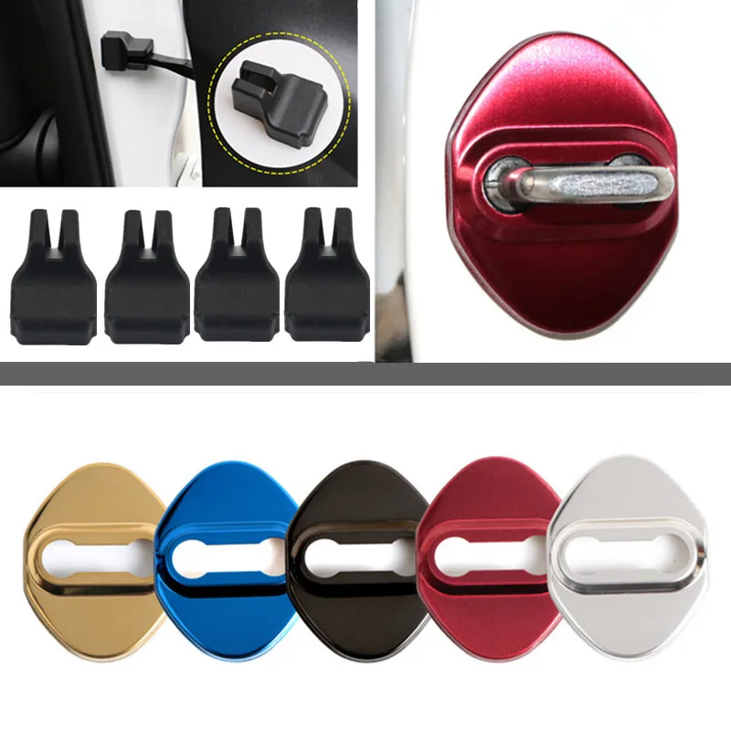 Car-Styling Door lock Cover Car Emblem Fit For Mazda 3 mazda 6 CX 5 CX-5 CX3 323 Accessories Stainless Steel Styling Sticker | Автомобили