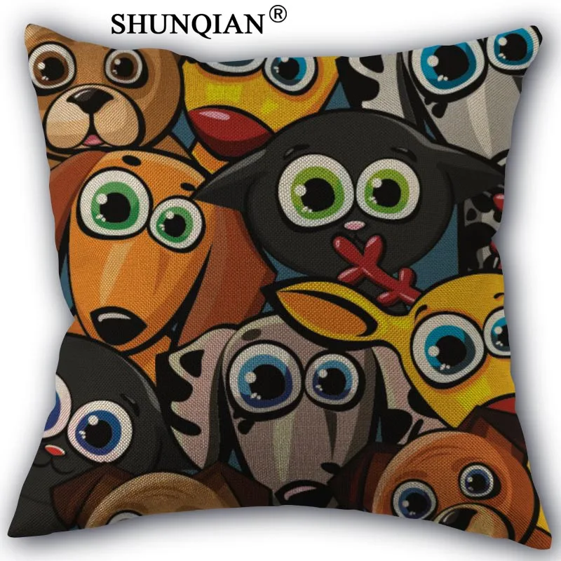 Чехол для подушки из хлопка и льна 45x45 см|linen pillowcase|pillow casedecorative pillow case |