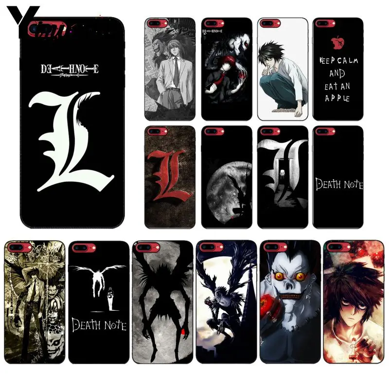 Чехол для телефона с рисунком Аниме Манга Death Note чехол iphone 12 11 Pro Max 8 7 6 6S 6Plus 5 5S SE XR X