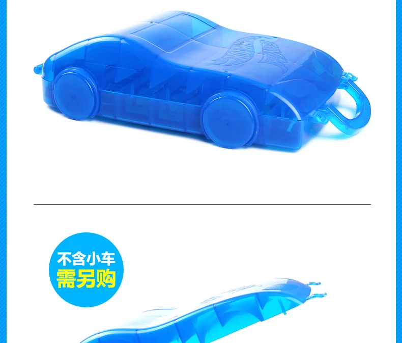 Hot Wheels портативный пластиковый ящик для хранения удерживает 16 спортивных литых под давлением моделей автомобилей игрушки для детей развивающие грузовик мальчик друг Juguetes