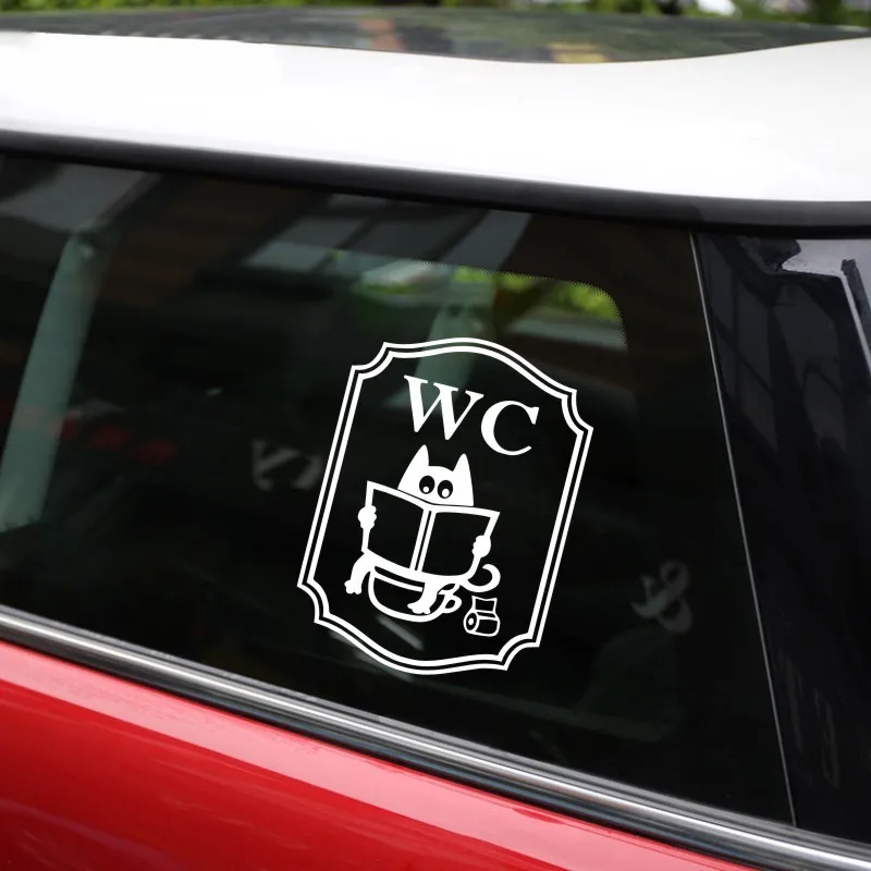 Cunymagos WC водонепроницаемый шкаф мультяшный Кот креативные автомобильные стикеры