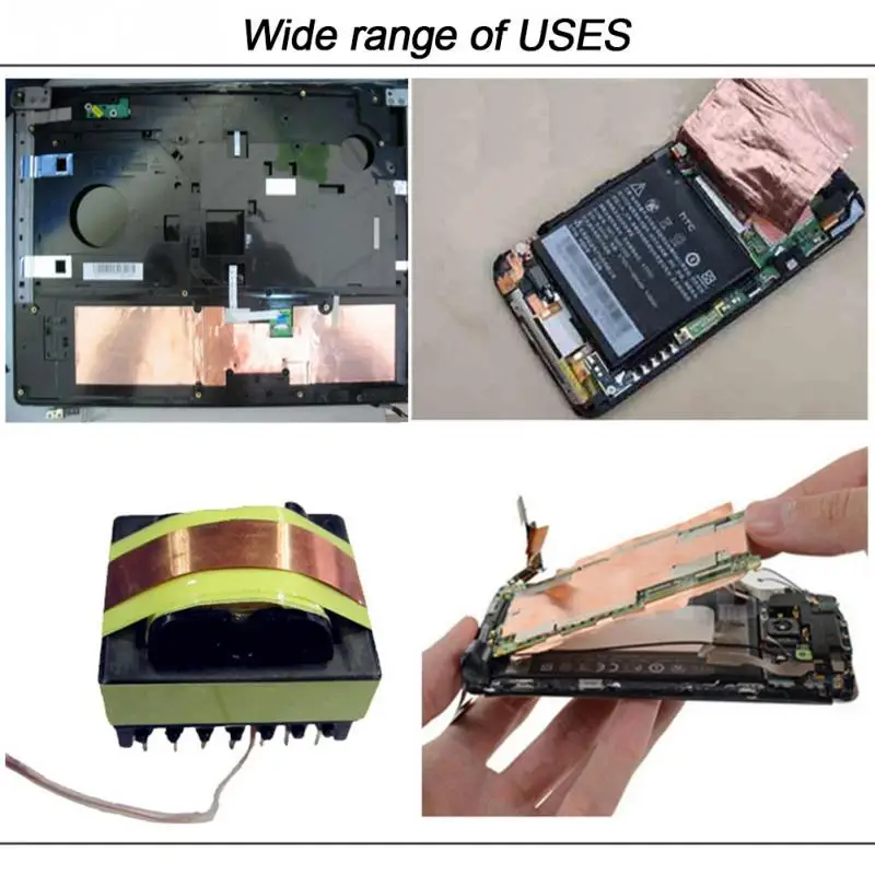 Новый материал CU односторонняя медная фольга стандартная клейкая