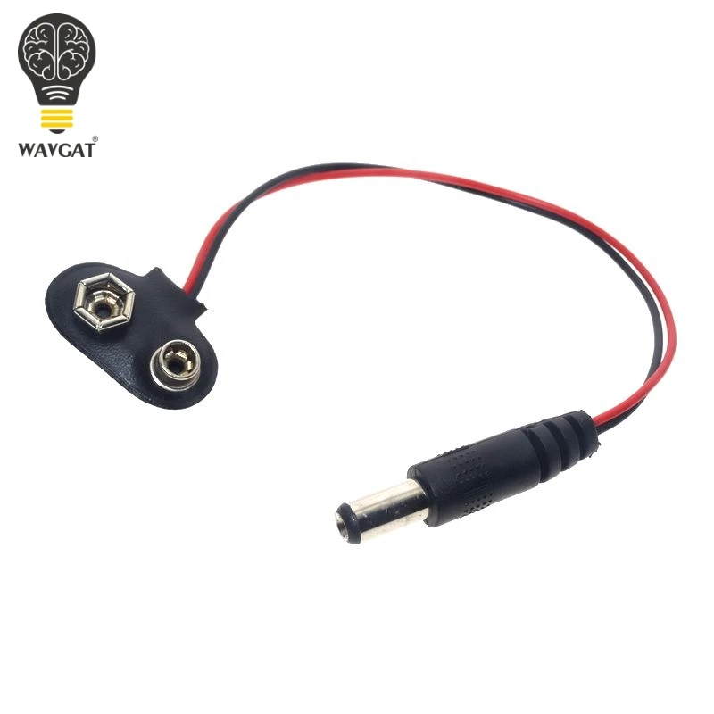 90 DC 9V Кнопка питания для батареи Arduino Mega 2560 1280 UNO R3 132 Пряжка аккумулятора|plug dc|plug 9vdc