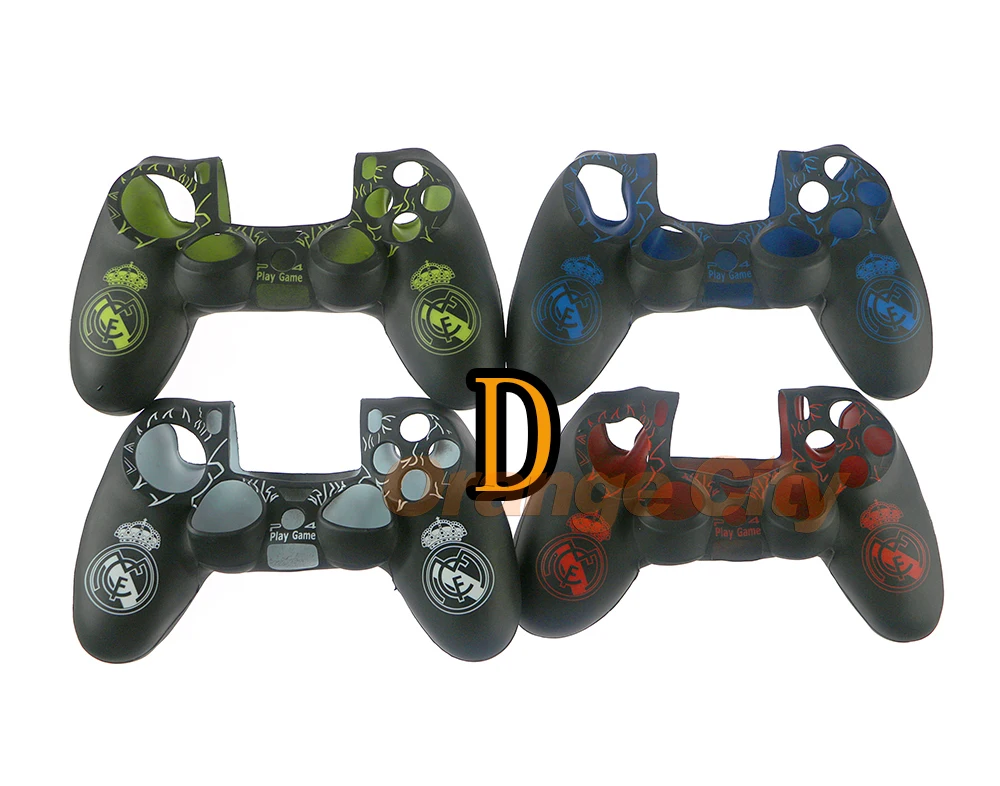 2 шт./лот мульти дизайн силиконовый защитный чехол для Dualshock 4 PS4 DS4 Pro Slim контроллер