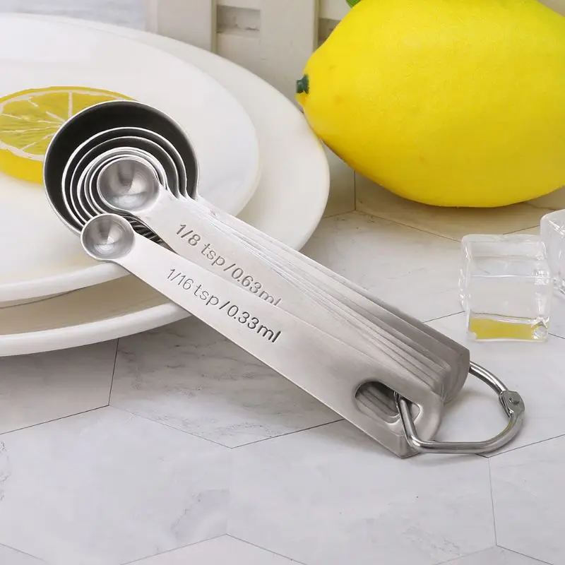 8 шт. мерные ложки из нержавеющей стали|Мерные ложки| |