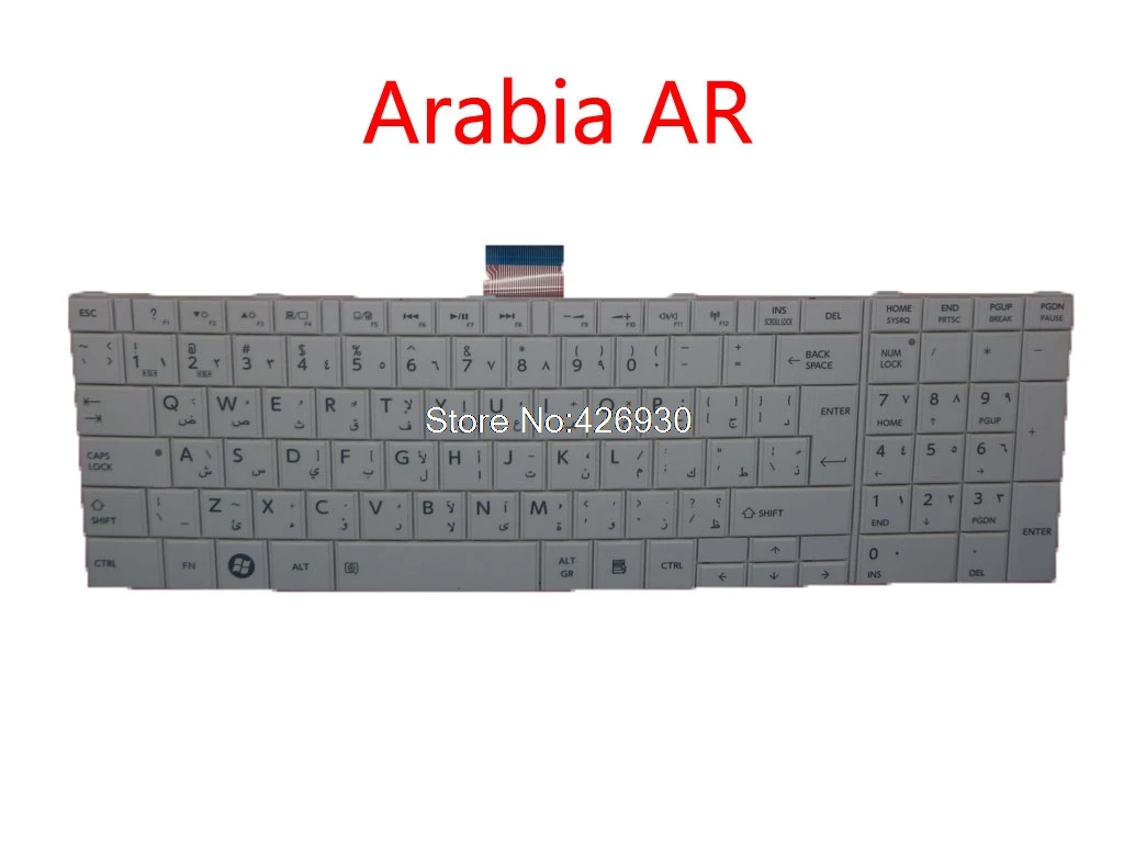 Клавиатура для ноутбука AR GK GR JP PO Toshiba C850 C855D C850D C855 C870 C870D C875 C875D Arabia Япония