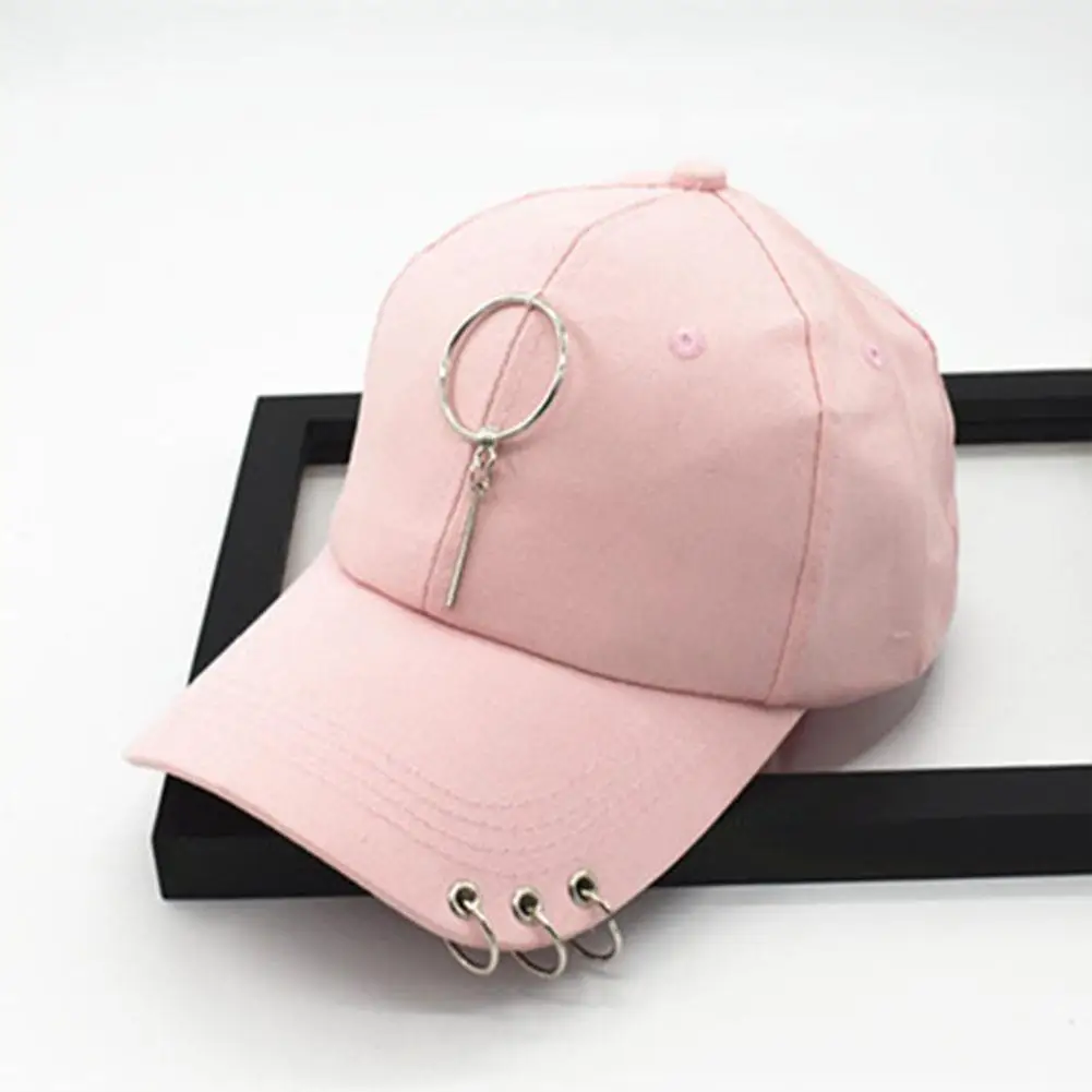 Yfashion унисекс круглая железная бейсболка с кольцом кепка модная Женская Мужская