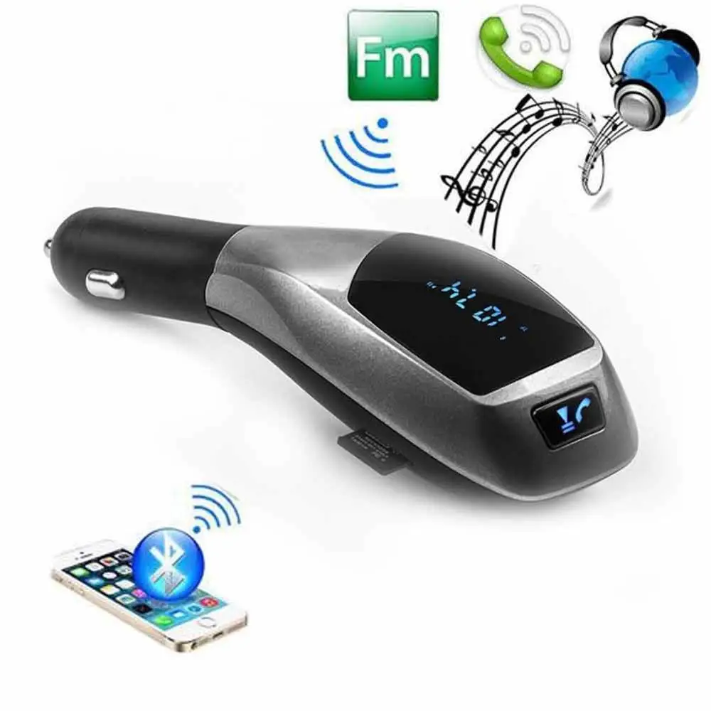 Беспроводной автомобильный FM-трансмиттер с Bluetooth комплект громкой связи
