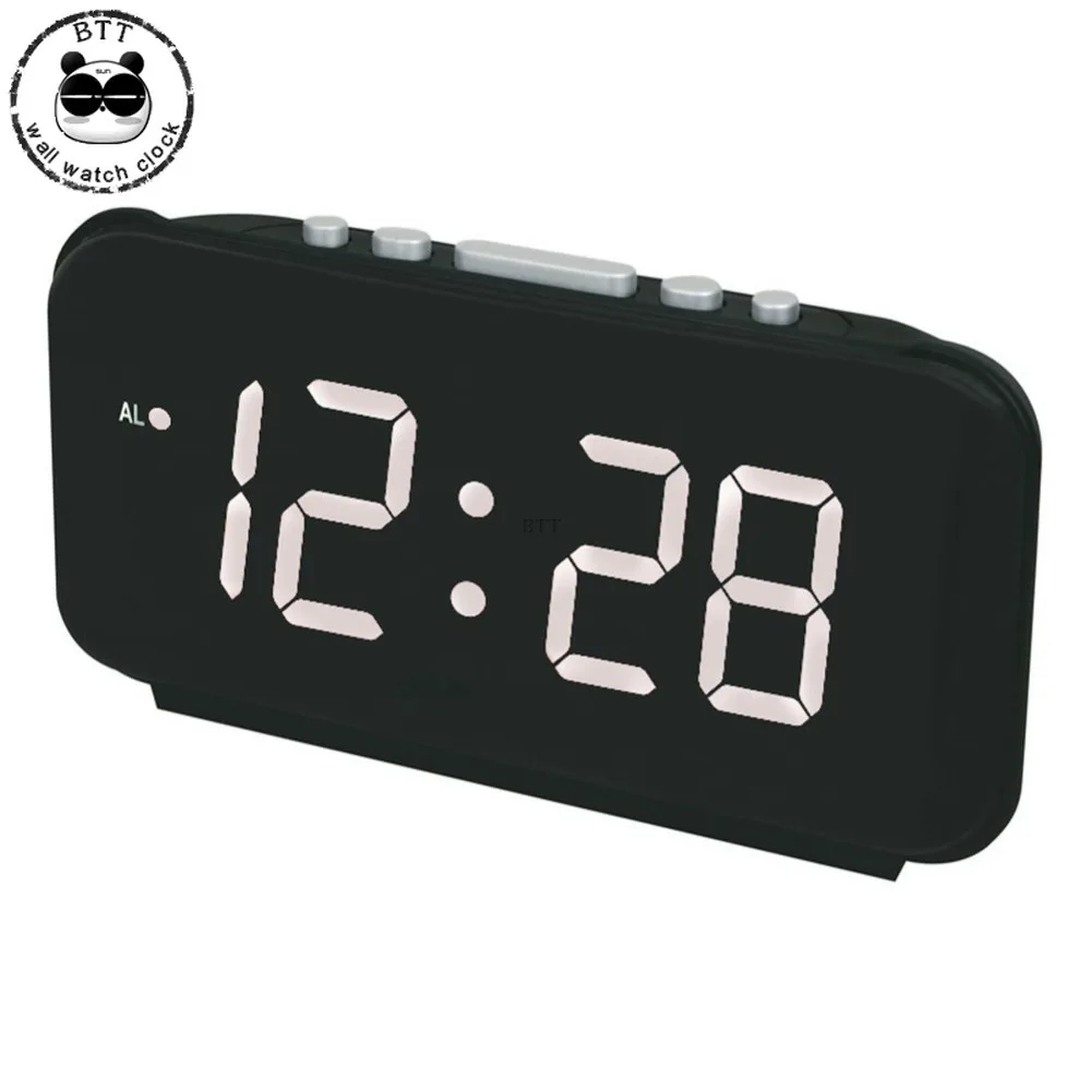 Large Numbers Modern Design LED Alarm Clock Watch Electronic Table Display Luminous Digital Desk Clocks Home Decor
