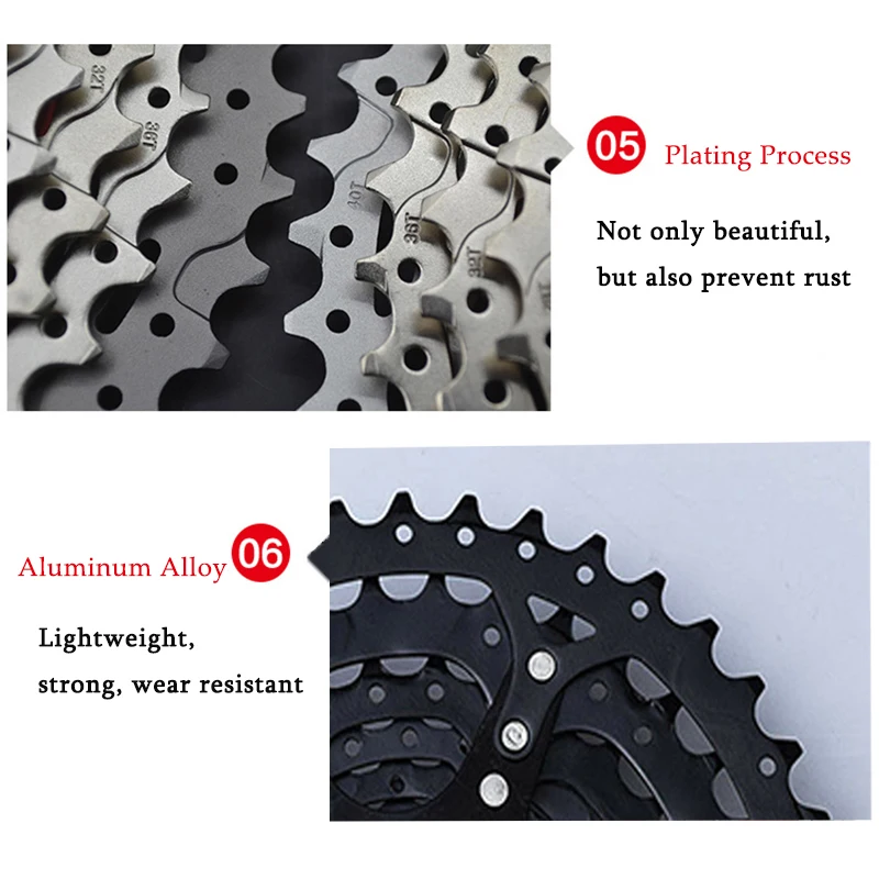Sunracing 9 скоростная кассета 11-40T горный велосипед свободного хода X9 цепь Cogs широкое соотношение MTB свободного хода адаптер подходит Shimano SRAM