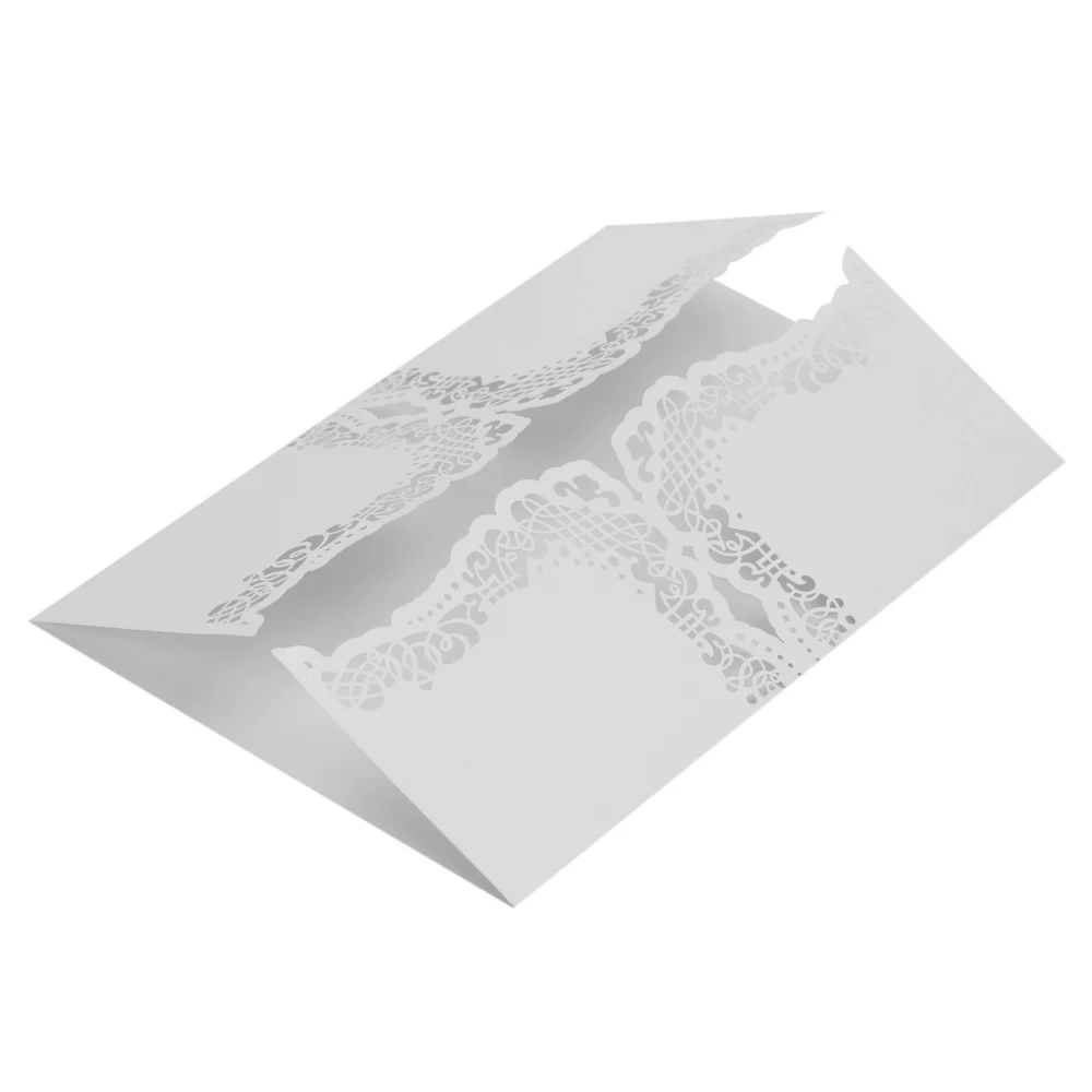 40 шт. Изящные фотообои с рисунком Креста свадебные открытки ремесла вырезанные