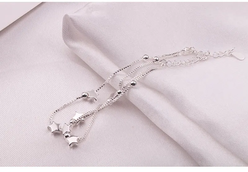 Лето 2019 женские браслеты со звездами и бусинами богемные модные с подвесками для