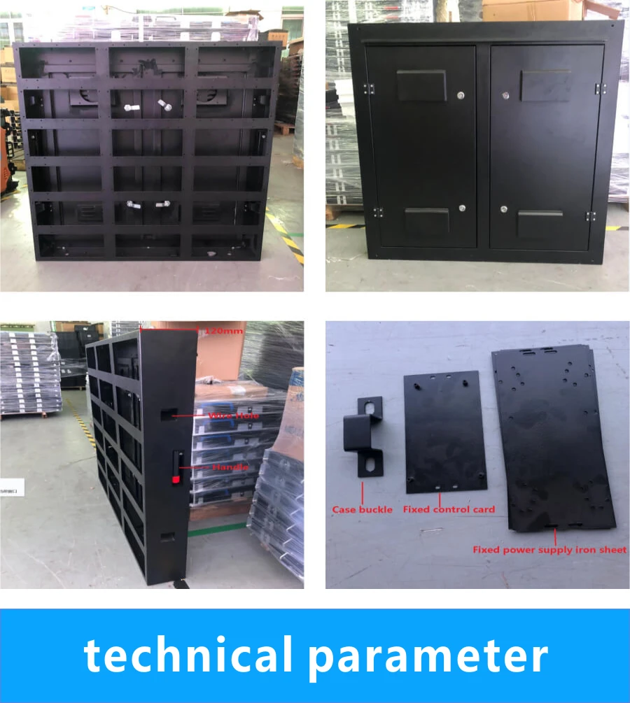 Светодиодный Стандартный водонепроницаемый шкаф/L640xW640xH120mm светодиодный уличный и закрытый светодиодный дисплей