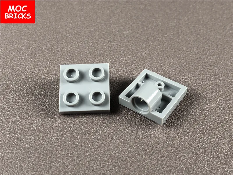 20 шт./лот MOC кирпичные плиты модифицированные 2x2 с отверстием для штифта подходят