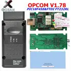 Сканер OPCOM для Opel V1.78, с чипом PIC18F458 и FTDI FT232RL, op-com, OBD2, автоматический диагностический инструмент, OP COM, CAN-шина, сканер OBD