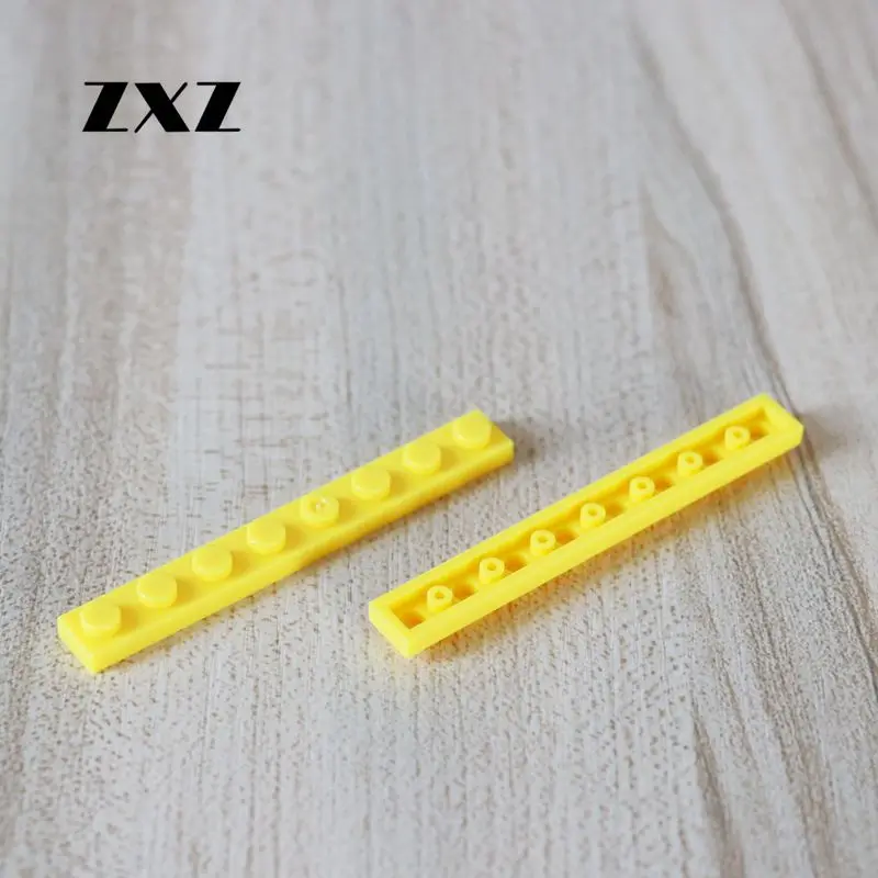 100 шт./лот модель строительные наборы блоки пластина 1X8 Сделай Сам творческие