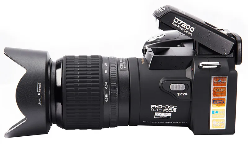 2017New PROTAX поло D7200 цифровой камеры 33MP полный HD1080P 24X оптический зум Автофокус