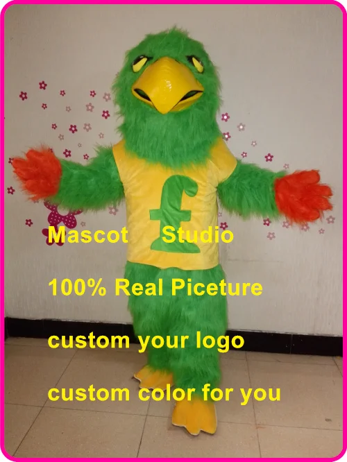 Зеленый Сокол искусственный зелёный ястреб оригинальный карнавальный костюм 41377