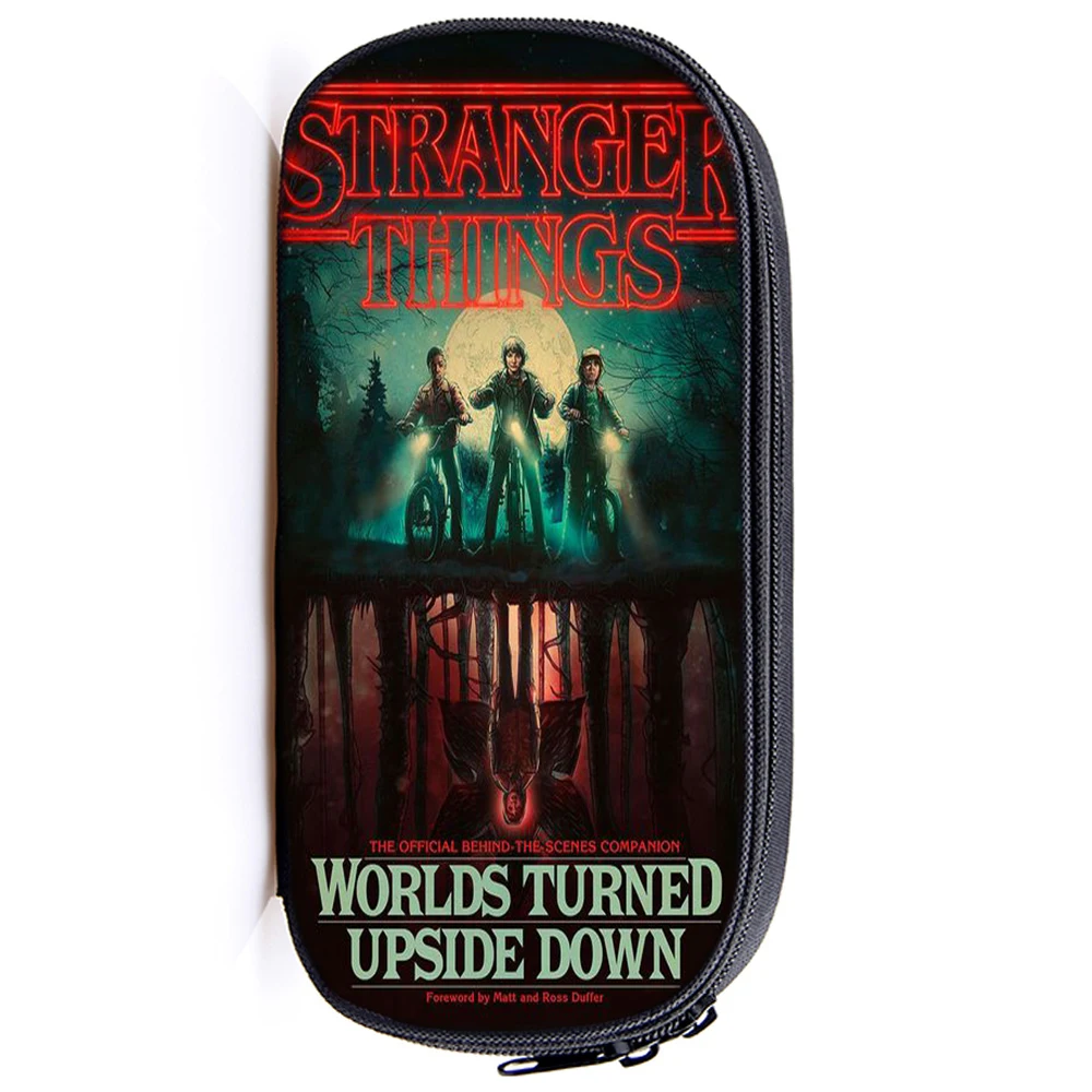 1 Stranger Things 3 Multifunction Kids Pencil Bag Children Boys Girls Kids Pencil Bag Cute High Quality Stationery Supplies - Цвет: 1