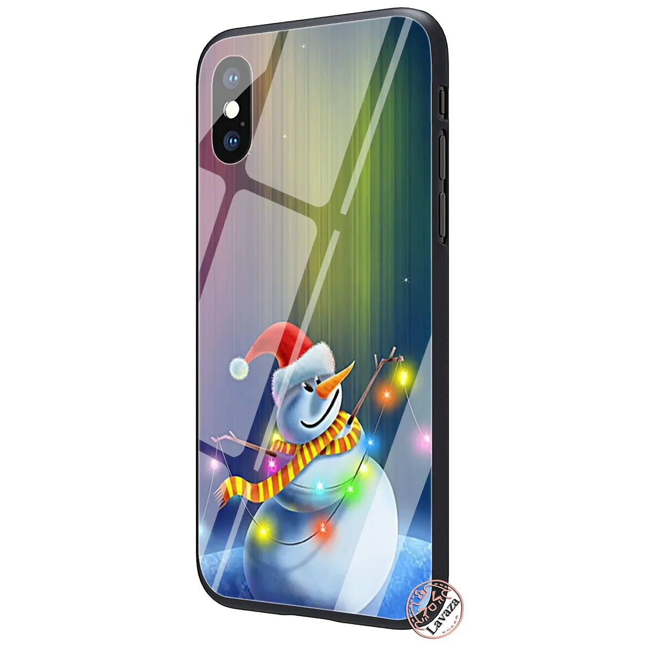 Lavaza Happy new year Merry Christmas закаленное стекло чехол для телефона Apple iPhone XR XS Max X 8 7 6 S Plus 5 5S SE чехлы - Цвет: TG5