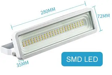 SMD LED Eslas потолочные светильник напольный светильник ing 50 Вт Настенный Светильник проектор садовый Светодиодный прожектор светильник Водонепроницаемый IP66 уличный светильник s для гаража - Испускаемый цвет: SMD LED