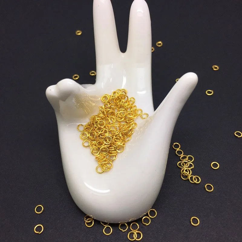 LEENAHAR 200pcs оптовая продажа высокое качество 3*0 5 мм железные кольца с одной петлей