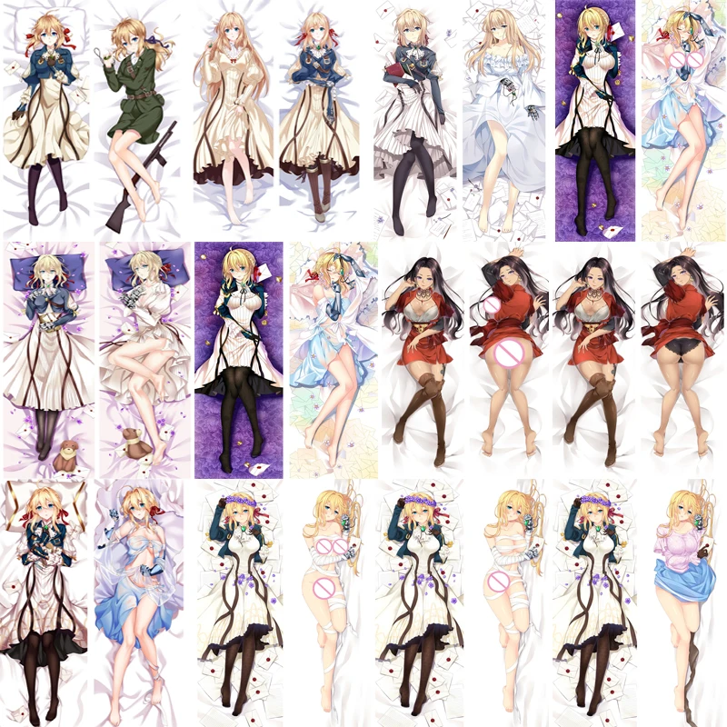 2017 August update японский аниме фиолетовый Evergarden Cattleya Baudelaire Подушка Dakimakura чехол Чехол