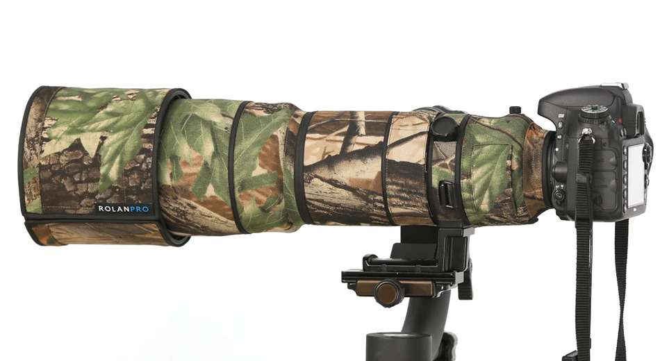 Линзы rolanpro ткань камуфляж пальто дождевик для Nikkor Nikon AF-S VR 200-400 мм f/4G ED VR объектив защитный рукав пистолеты чехол