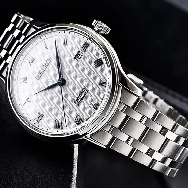 100% Оригинальные автоматические механические часы SEIKO 3 бар водонепроницаемость