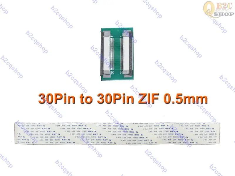 30pin до ZIF 0 5 мм FFC FPC разъем адаптер с удлинителем плоский кабель extend|zif to|zif ffczif connector