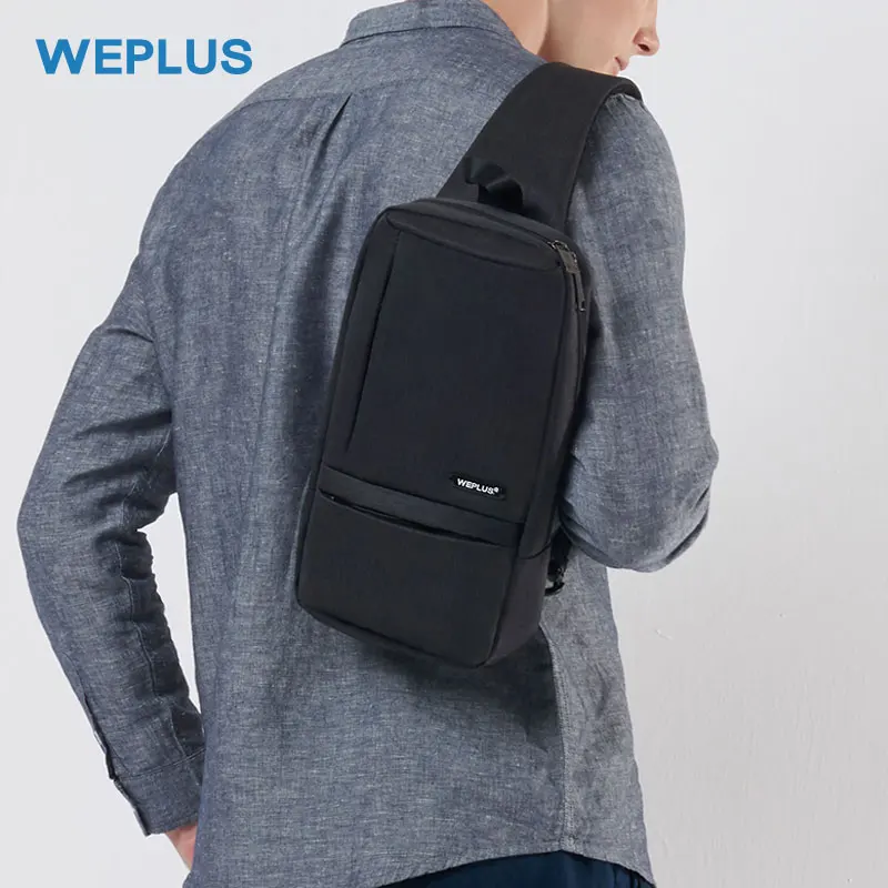 Сумка через плечо WEPLUS Мужская многофункциональная с защитой от