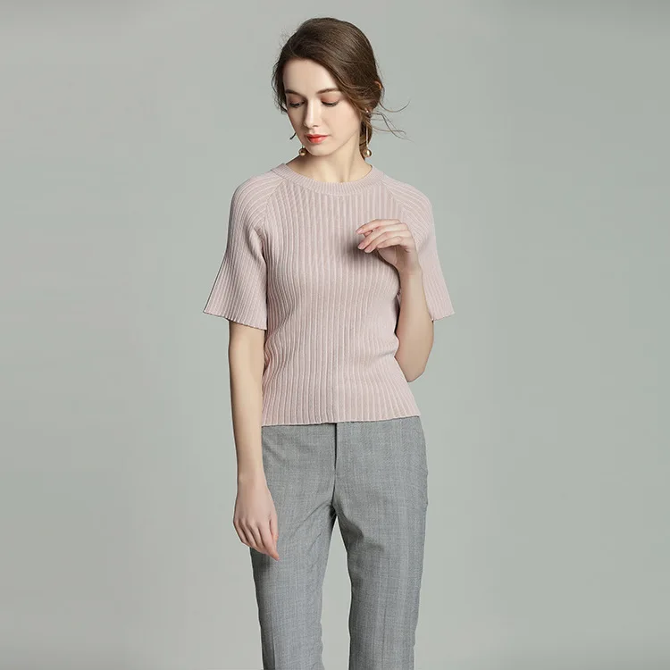 Autumn O Neck Tops Female Pullovers 2018 New Casual Knitted Fashion Summer Sweater Women Jumper Drop Ship Solid Sweet Shirts | Женская