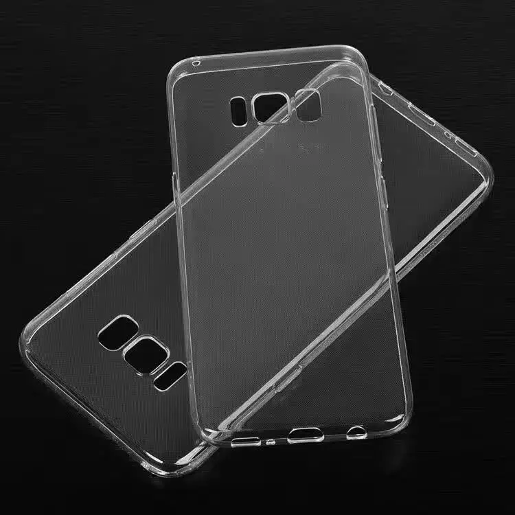 Для Samsung S8 плюс Case Ясности TPU for SAMSUNG Galaxy Ультратонких Мягкий Гель Кремния 360 Всего