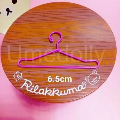10hanger pink 1 шт. металлическая 1/6 вешалка для одежды для кукол Blyth, Pullip, Barbies, Monster, Licca, BJD Play Кукольный дом мебель аксессуары - Цвет: 10hanger pink