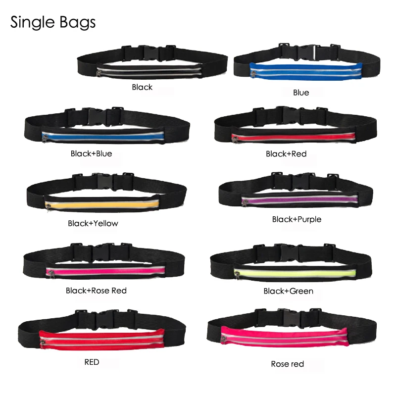 Портативный открытый Водонепроницаемый Бег талии сумка унисекс беговые